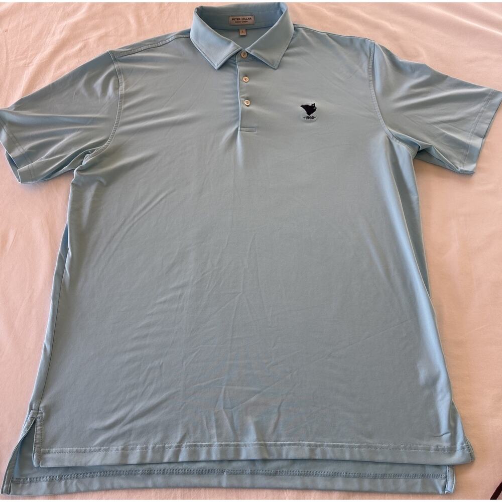 Peter Millar Surf Golf & Beach Club SC 1960 Polo Shirt Summer Comfort Mens Large